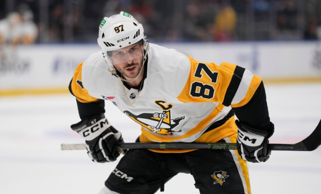 Crosby memberikan gol, dua assist untuk Penguins