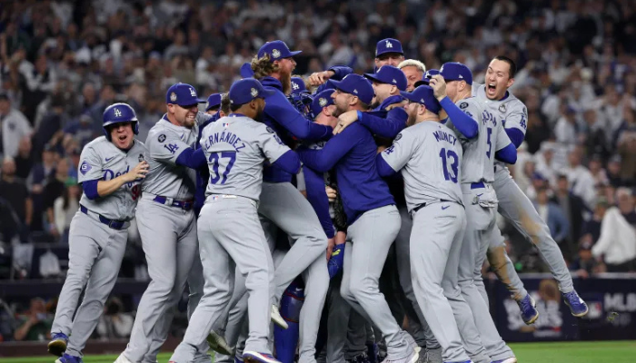 Dodgers mengalahkan New York Yankees untuk memenangkan Seri Dunia