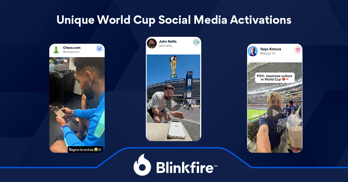Unique World Cup Social Media Activations