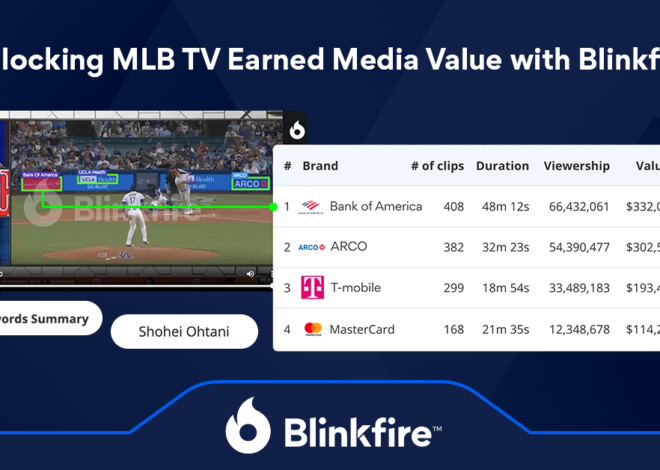 Unlocking MLB TV Earned Media Value with Blinkfire
